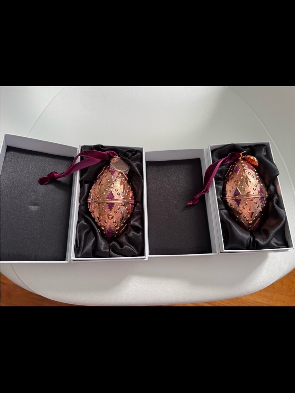 Pandora Ornaments w/ boxes! No charms included.